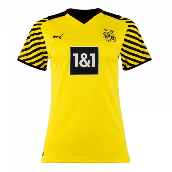 Heimtrikot Dortmund Damen 2021-2022 Gelb Günstige Fußballtrikots